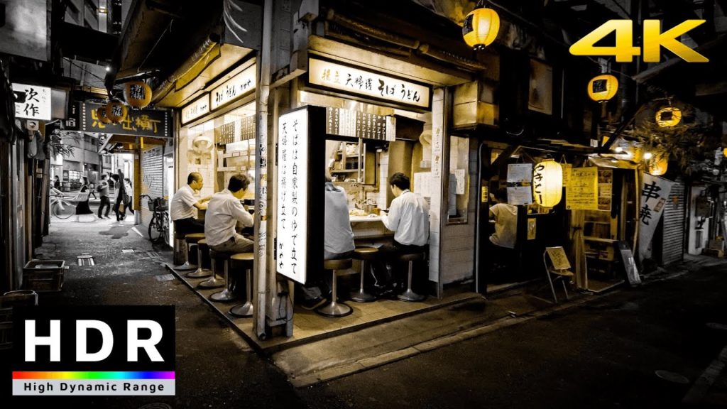 【4K HDR】Night Walk to Shinjuku Omoide Yokocho (思い出横丁) & Otakibashi (小滝橋通) - Tokyo, Japan 2020