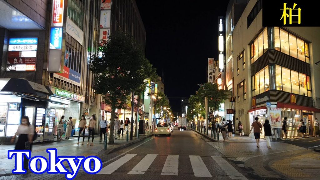 柏駅　Walking Tokyo Night ✨ HQ 3D Audio🎧4K　Kashiwa　柏レイソル のホームタウン・千葉県 最大級の繁華街、柏 の街を 夜景散歩　【高音質】Japan