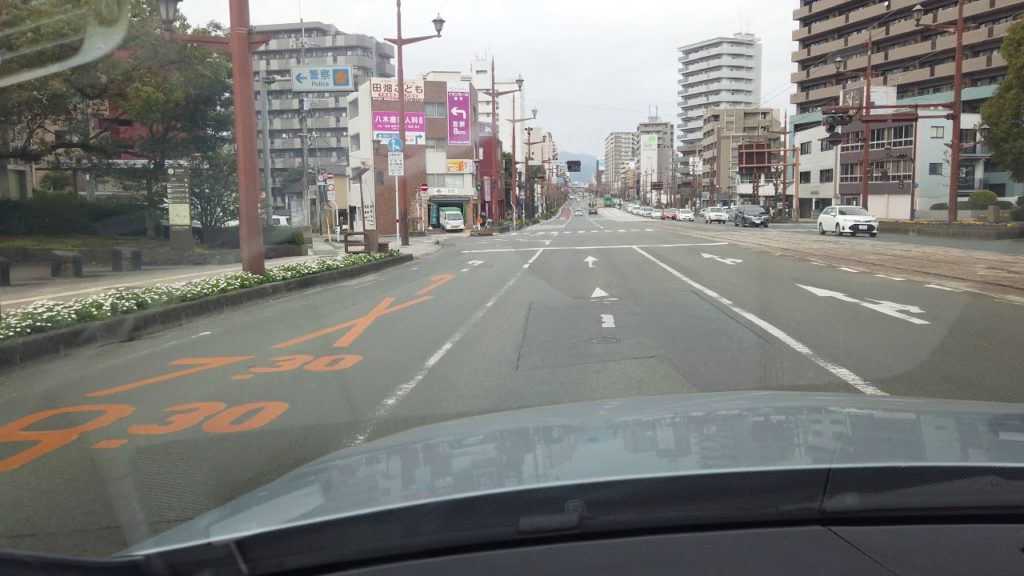 4K Drive - Tram Route, Kumamoto "The A-Line 1/2"