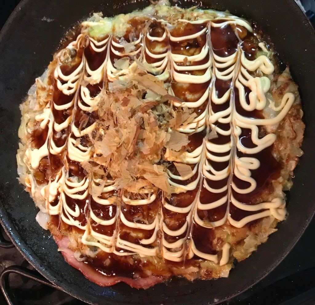 I made okonomiyaki