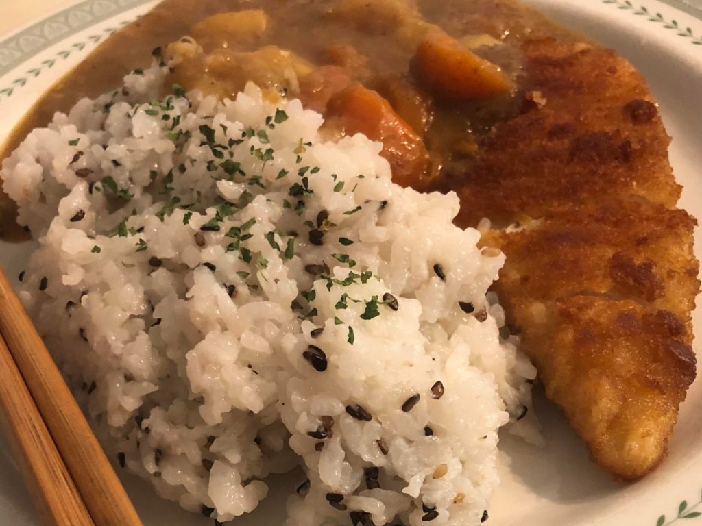 first time making katsu curry :)