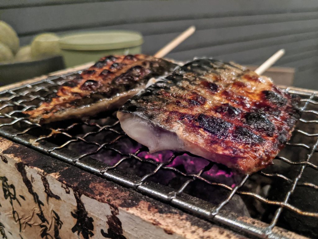 First go at saba shioyaki