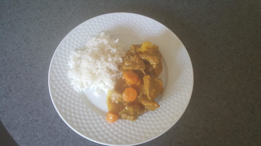 My first japanese beef curry!