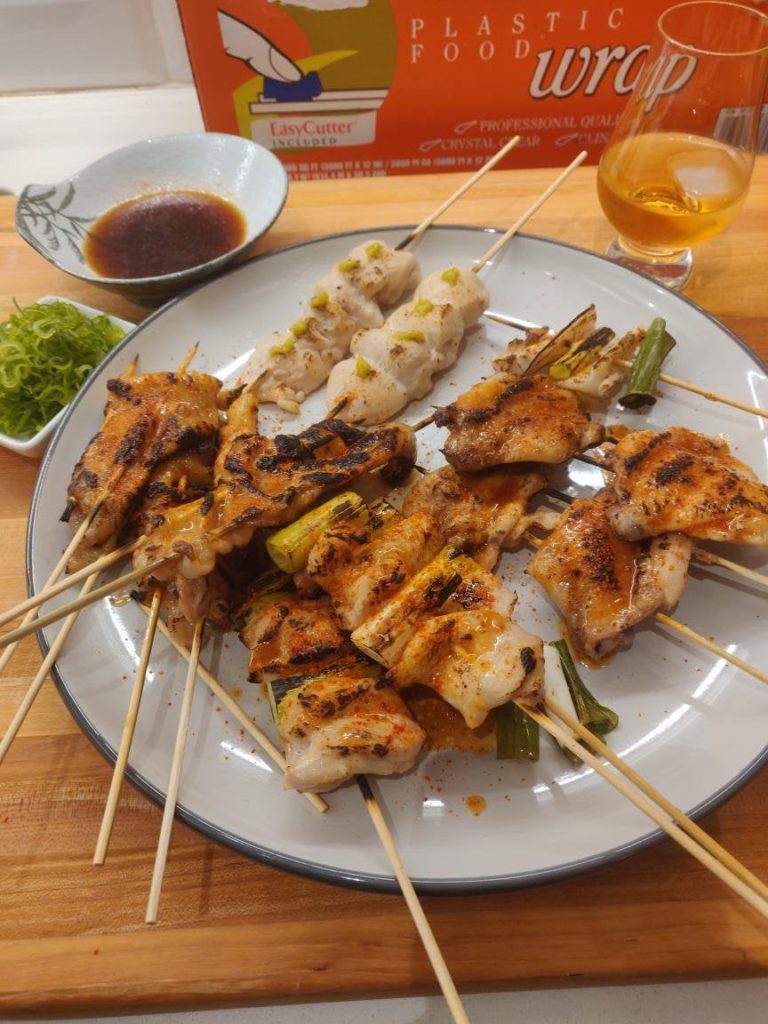 My attempt at yakitori in a studio apartment