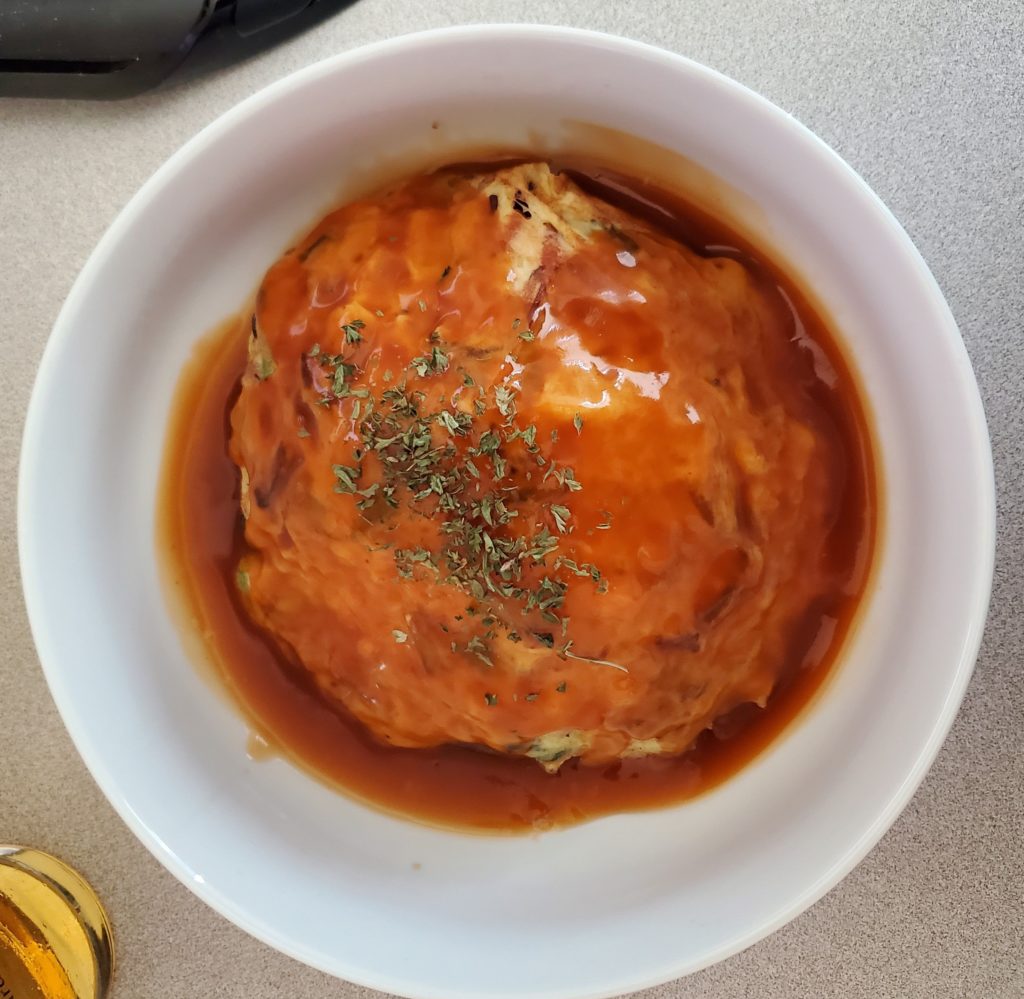 Tenshinhan i made for dinner.