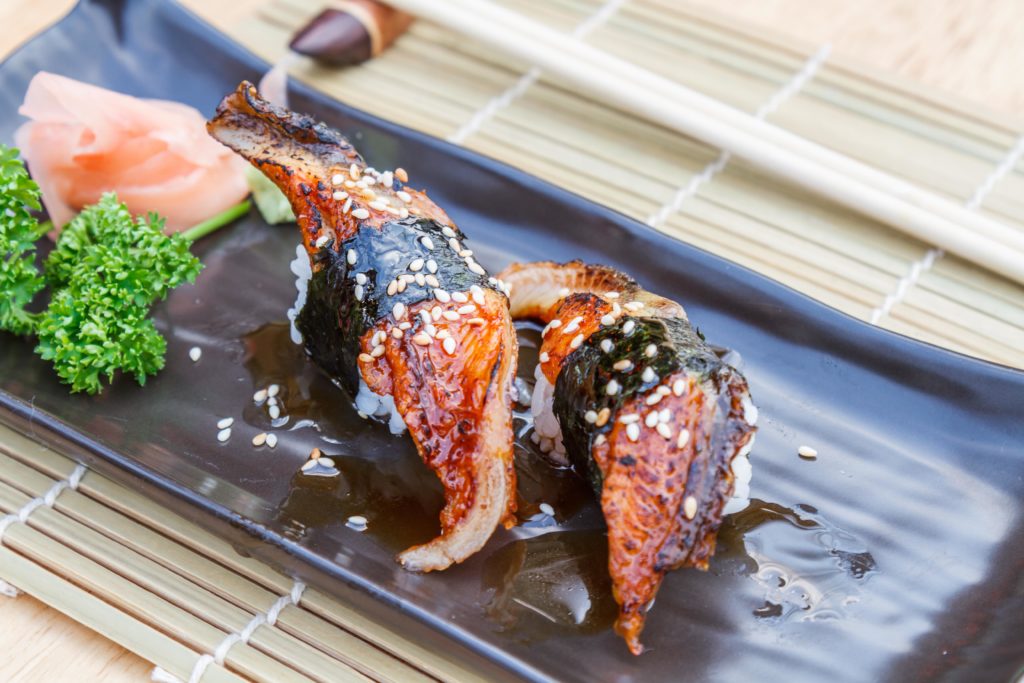 Unagi Sushi - have you ever tried this beforeeee???? Share your thoughts below ^^ Unagi actually has various kinds, there are some I cannot eat but others are awesome!!!!!