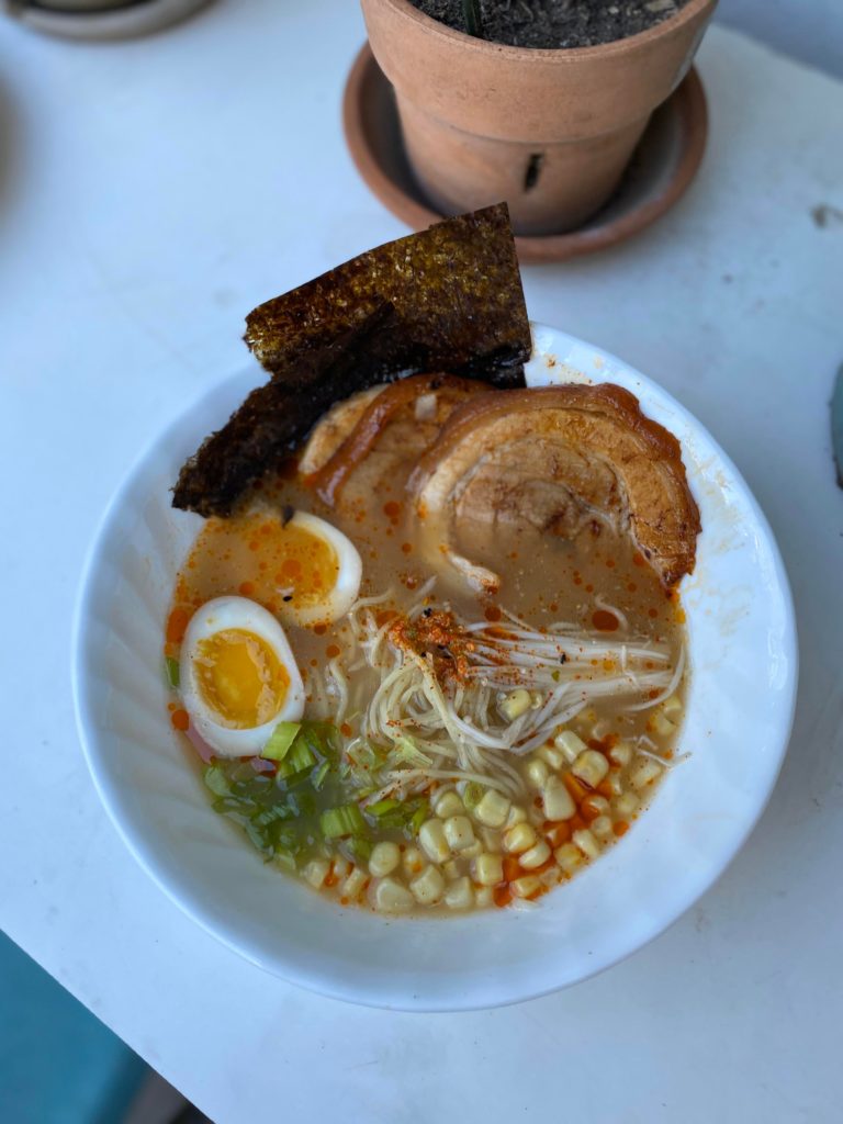first time making tonkotsu ramen!! broth, chashu, noodles, everything is from scratch!!!