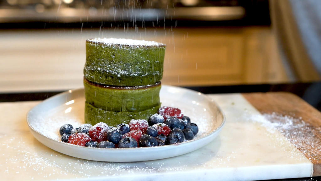 Matcha Souffle Pancakes | Recipe In Comments