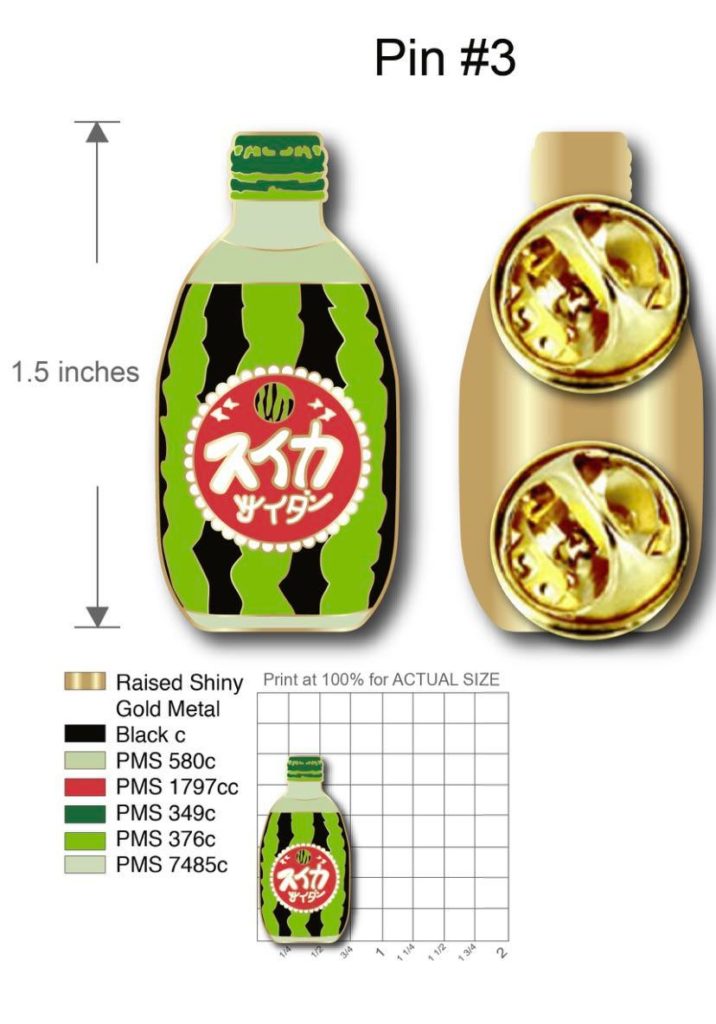 I’m creating pins that look like Japanese snacks! What do you think?