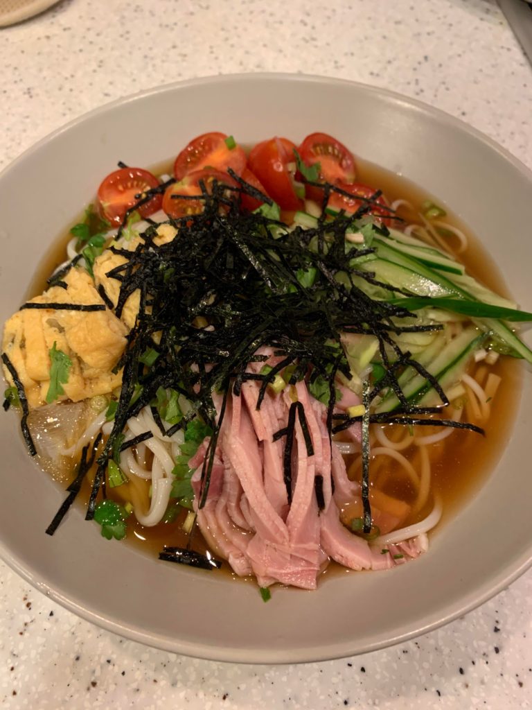 Cold somen on a HOT summer day in Tokyo