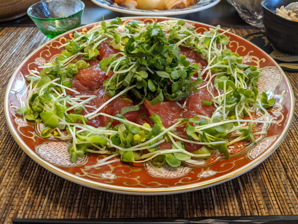 Tuna Marinated in Soy Sauce