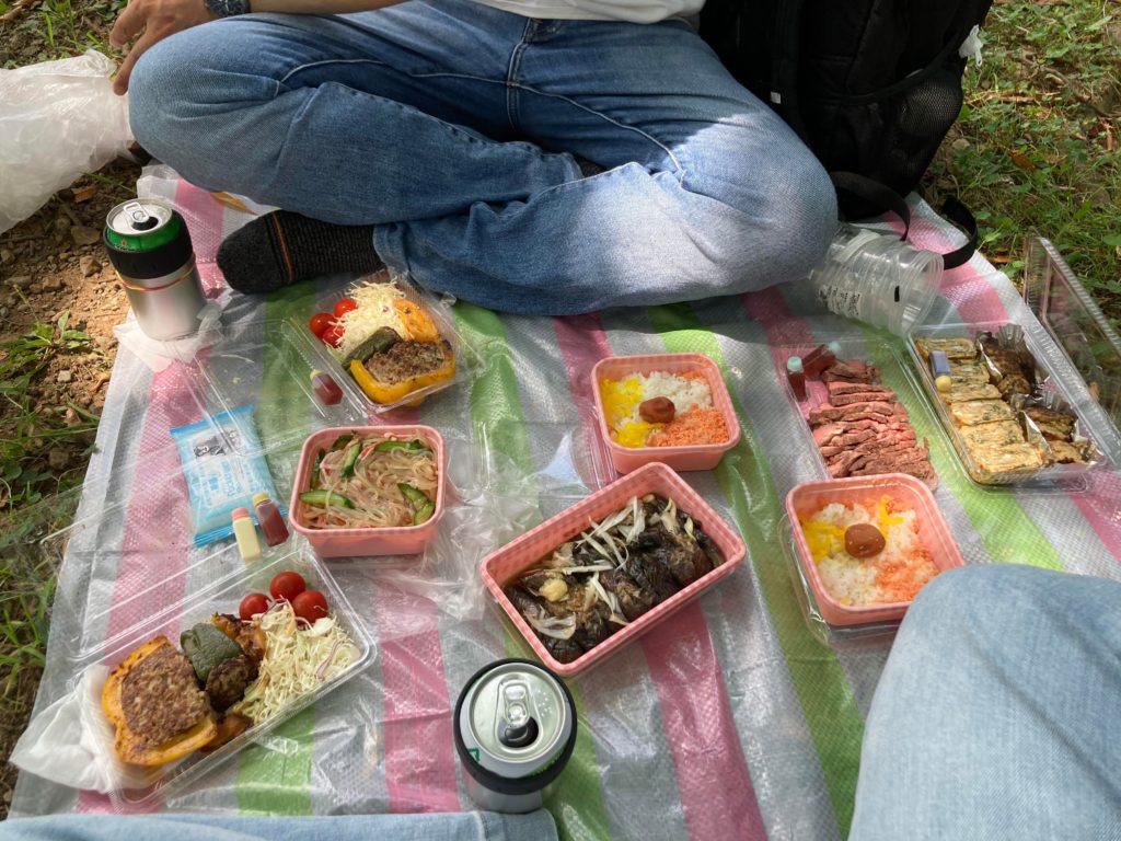 Homemade (including roast beef) picnic stuff
