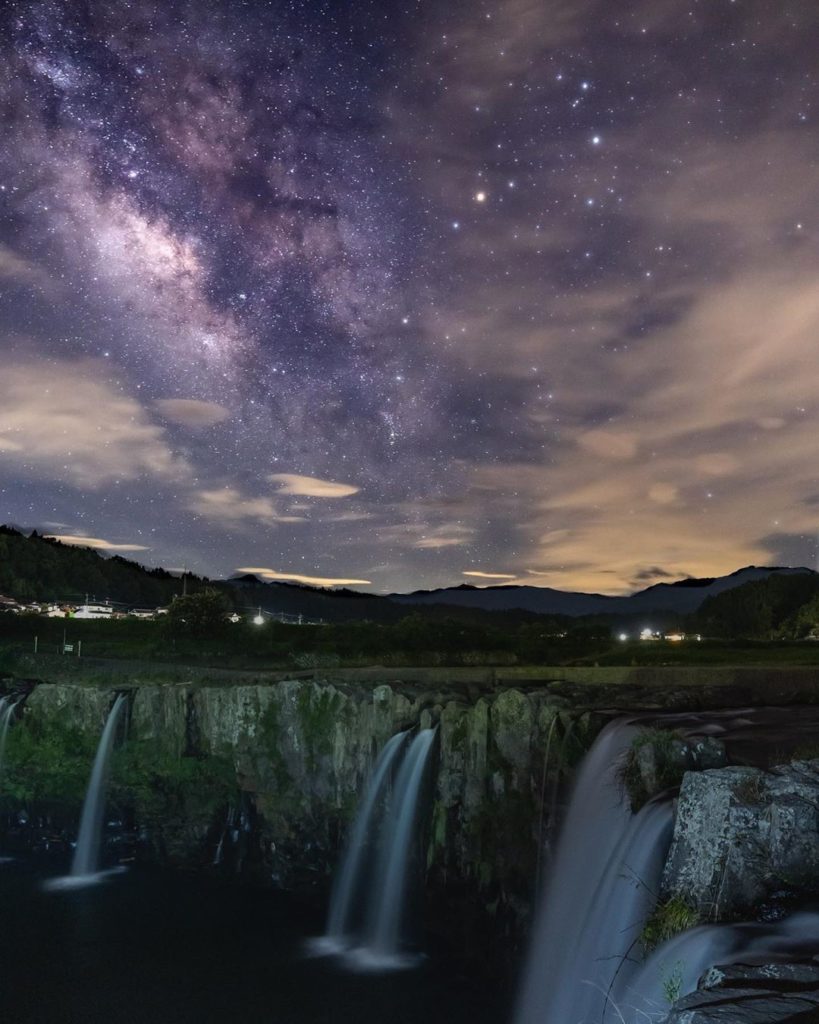 Visit Japan: We aren’t sure where to look first, at the amazing galaxy view above or the beau… We aren't sure where to look first, at the amazing galaxy view above or the beau...
