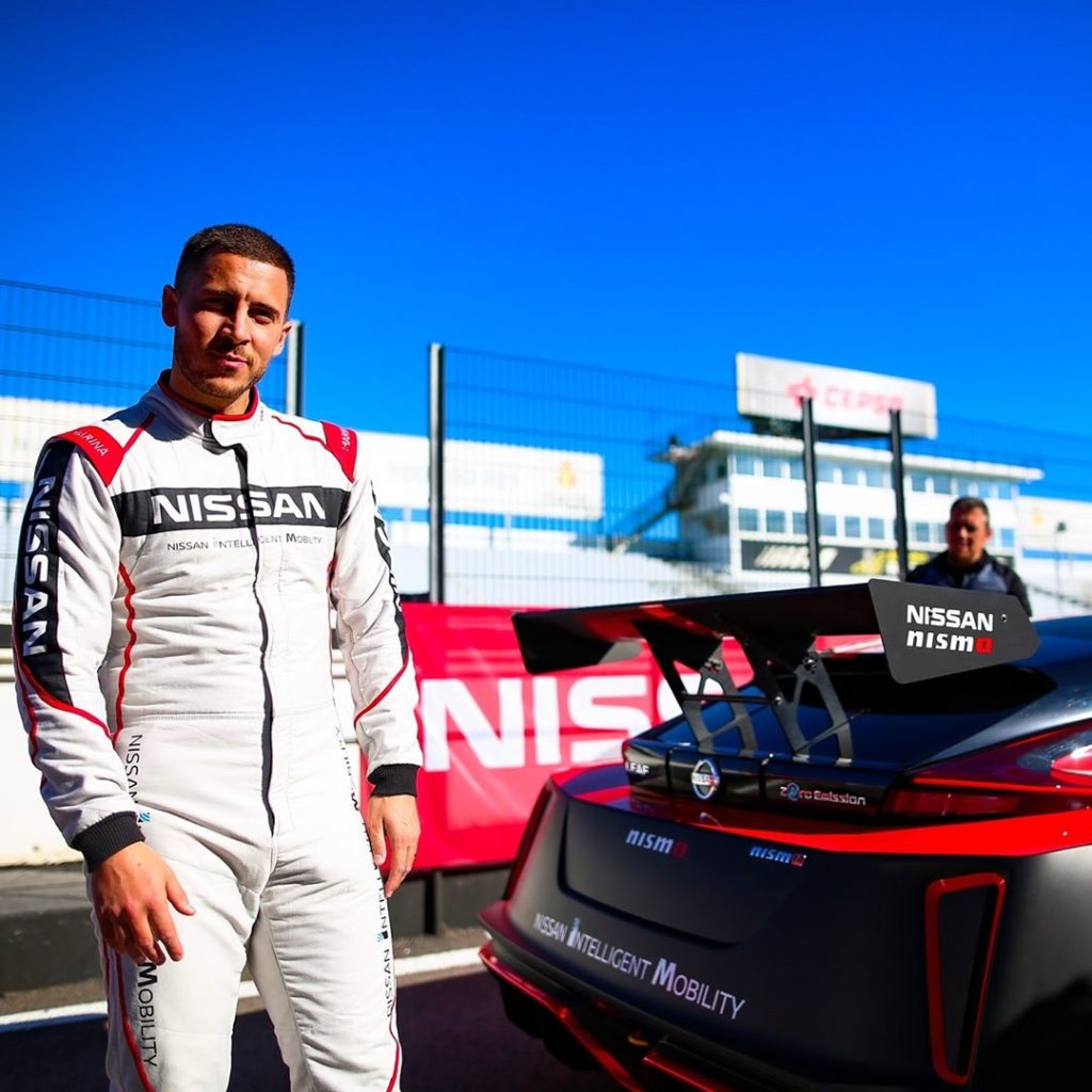When #NissanNismo joins forces with a football star @hazardeden_10  #Nissan #int...