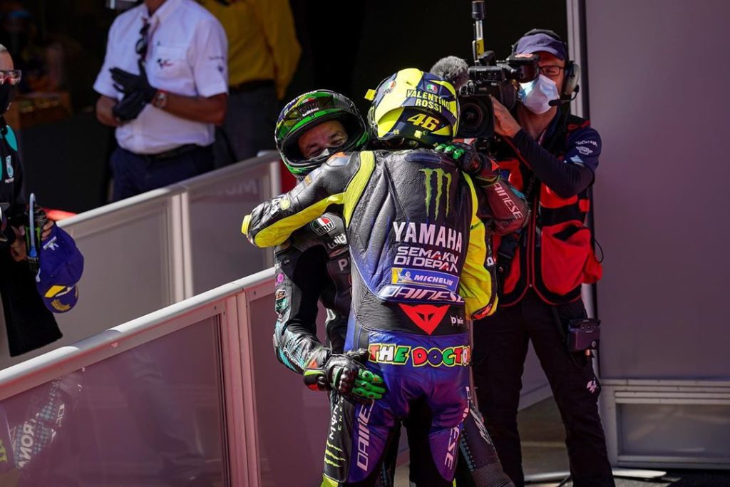Yamaha front-row lock-out  celebrations 

#MonsterYamaha  #MotoGP  #CatalanGP...