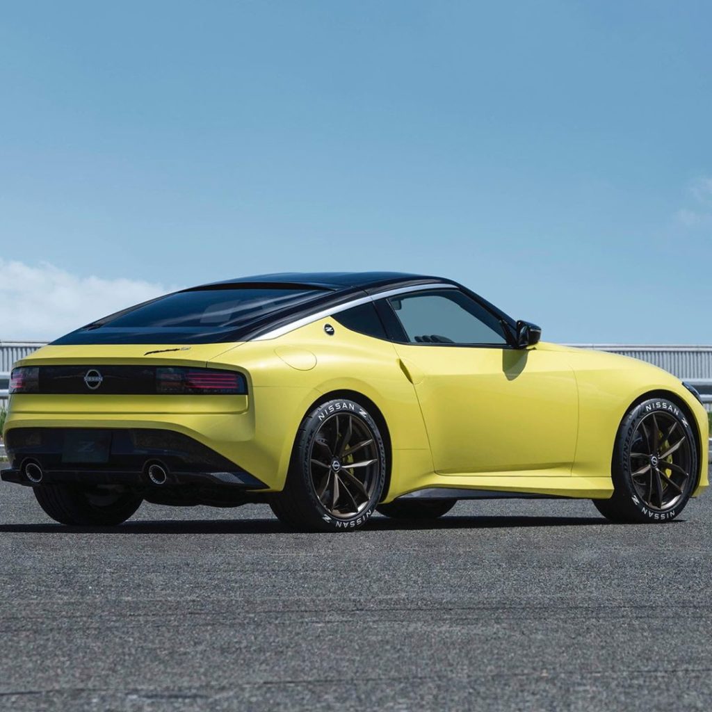 Nissan: Classic, yet modern. Sporting bright yellow pearlescent paint and a distinctive … Classic, yet modern. Sporting bright yellow pearlescent paint and a distinctive ...