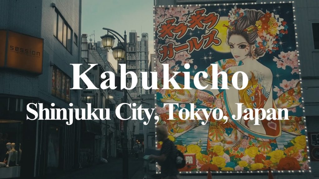 Walking tour in Kabukicho, Shinjuku City, Tokyo Japan 4K