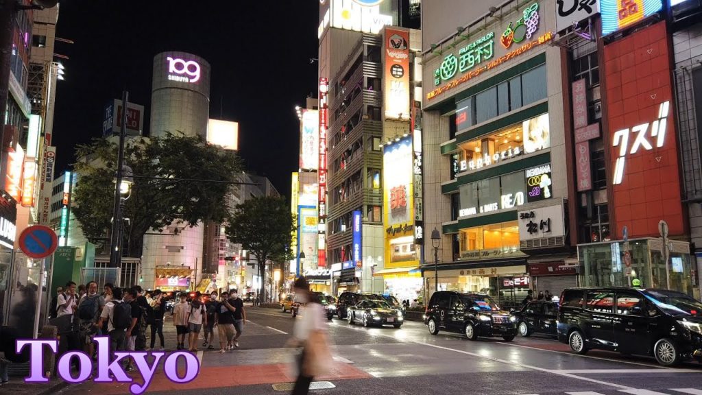 Walking Tokyo Night ✨4K　HQ 3D Audio🎧 Shibuya　Japan