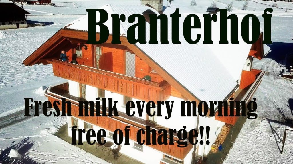 Drone view of Branterhof Apartments: fresh milk every morning free of charge!!
