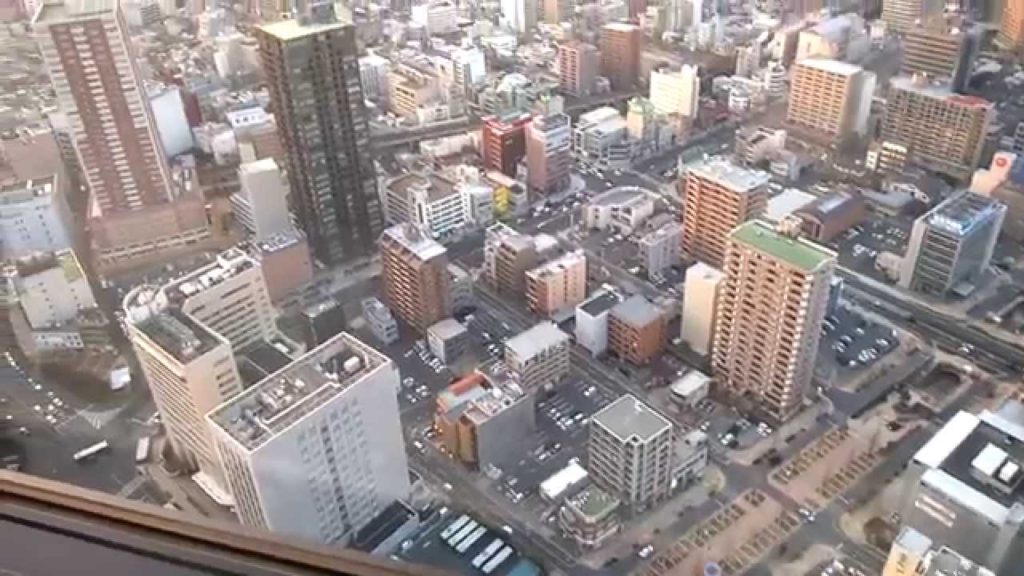 Bird's-eye view of Hamamatsu from the observatory of Okura Act City Hotel ( オークラアクトシティホテル浜松 )