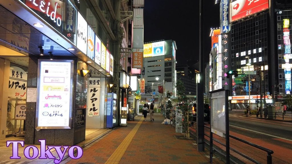Walking Tokyo Night ✨4K　HQ 3D Binaural Audio🎧 Shin-Okubo ~ Shinjuku　Japan