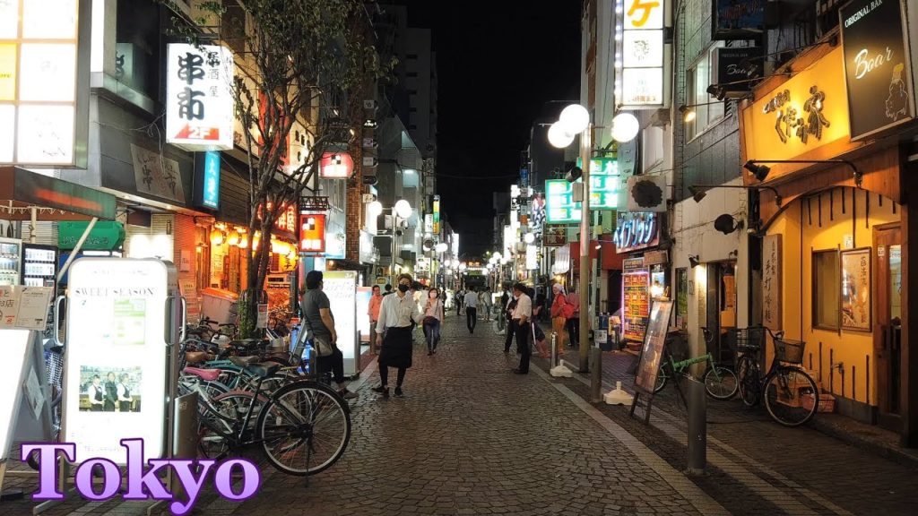 Walking Tokyo Night ✨4K　HQ 3D Binaural Audio🎧 Kawasaki　Japan