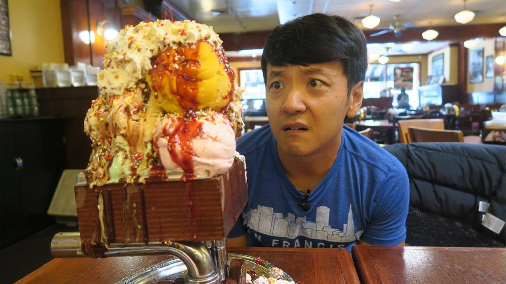 MASSIVE Kitchen Sink ONE GALLON Ice Cream Sundae Challenge!