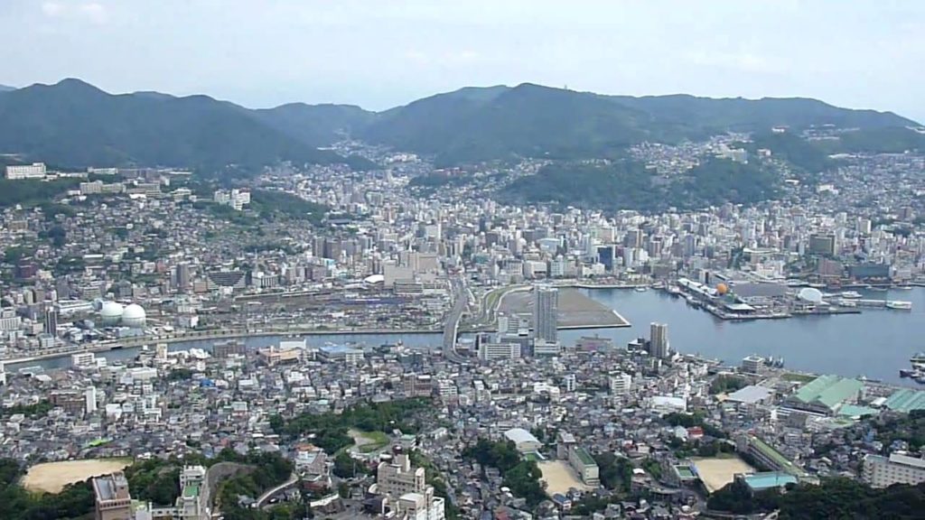 Nagasaki view from Mount Inasa lookout