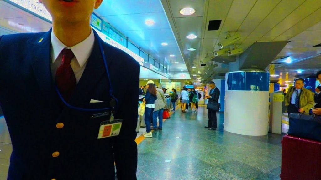 Tokyo Station (one of the busiest station in Japan), Japan GoPro 1080p