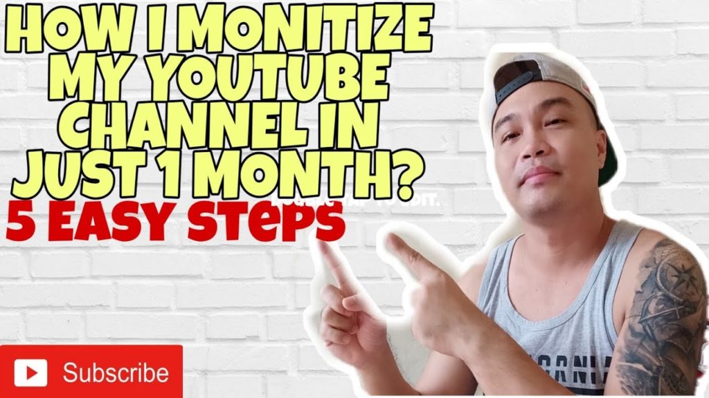 How to monetize your youtube channel in just one month?  youtube monetization