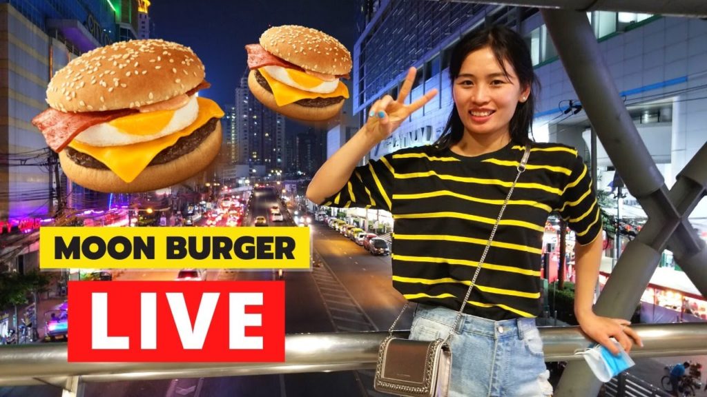 Sunday Night Walk in Japan LIVESTREAM / Moon Burger 月見バーガー