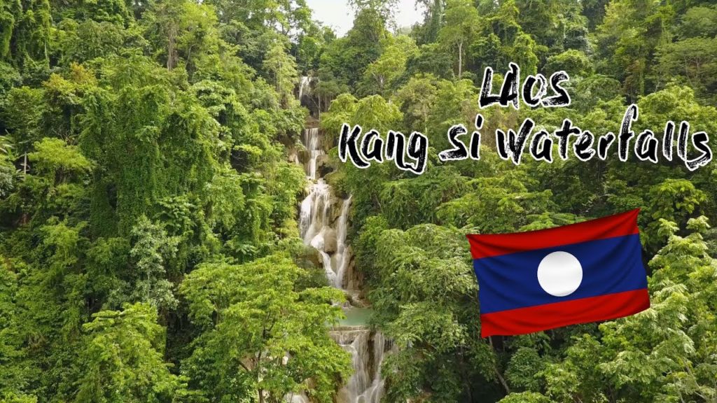 LAOS June 2017 | Kang Si waterfalls  with Dji Mavic Pro