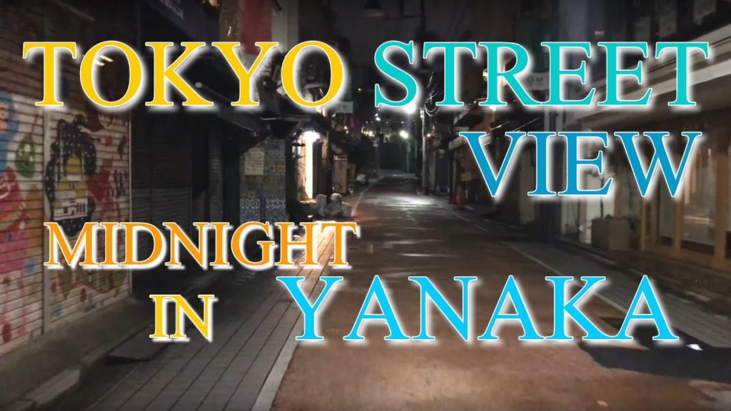Midnight in Yanaka | Tokyo Night Cruising [4K] | Tokyo Street View at night