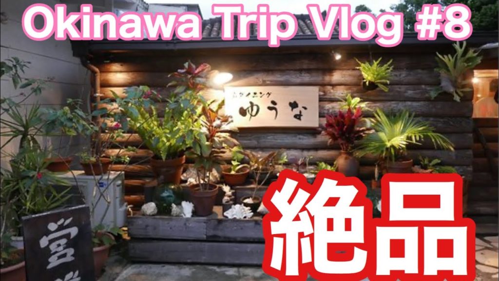 Okinawa Trip Vlog #8 夕食は島内の居酒屋で舌鼓、めっちゃ美味しかった。