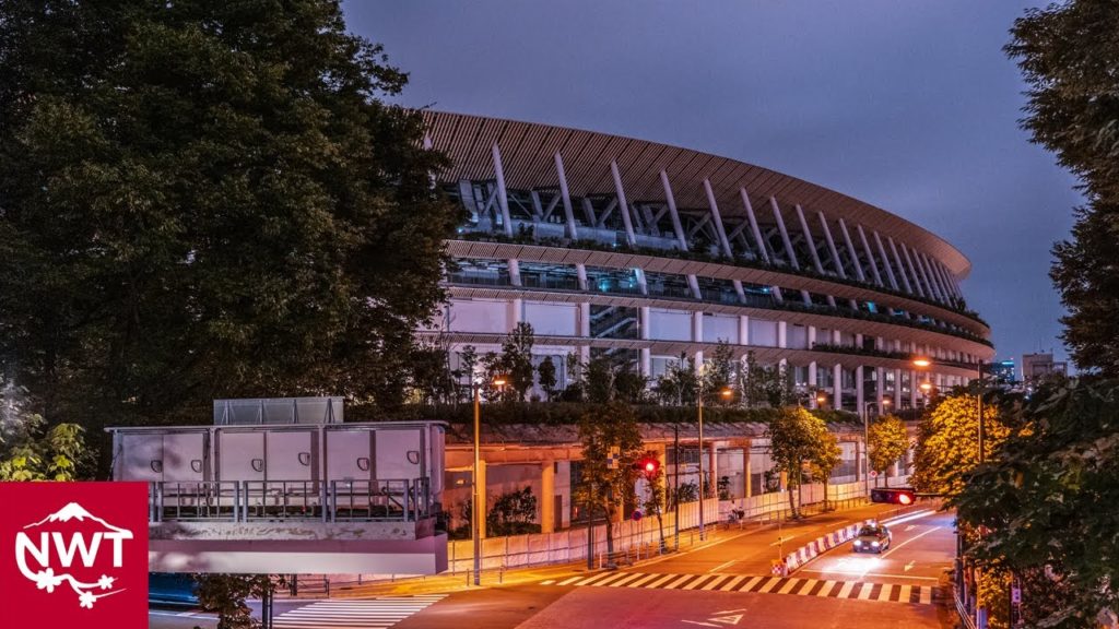 Relaxing Evening Walk, Omotesando to New National Stadium 4K