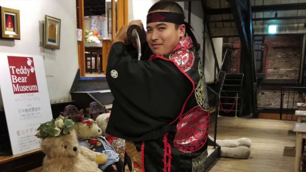 Hokkaido Hakodate trip Kimono "SAMURAI"experience.