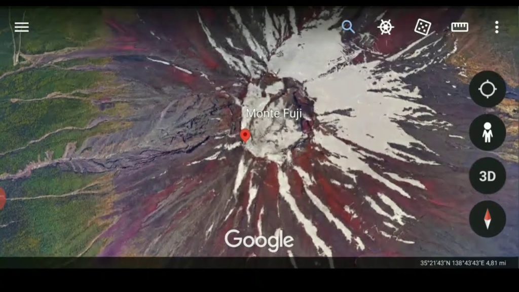 Monte Fuji - Japão 🇯🇵 Google Earth 3D