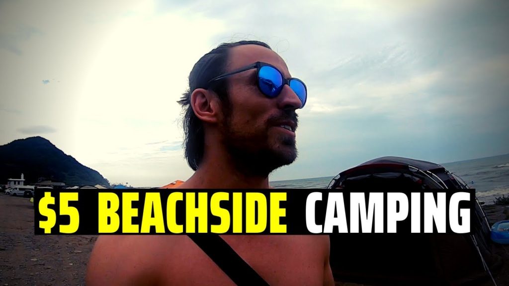 $5 JAPAN SEA BEACHSIDE CAMPING | solo road trip through Niigata prefecture