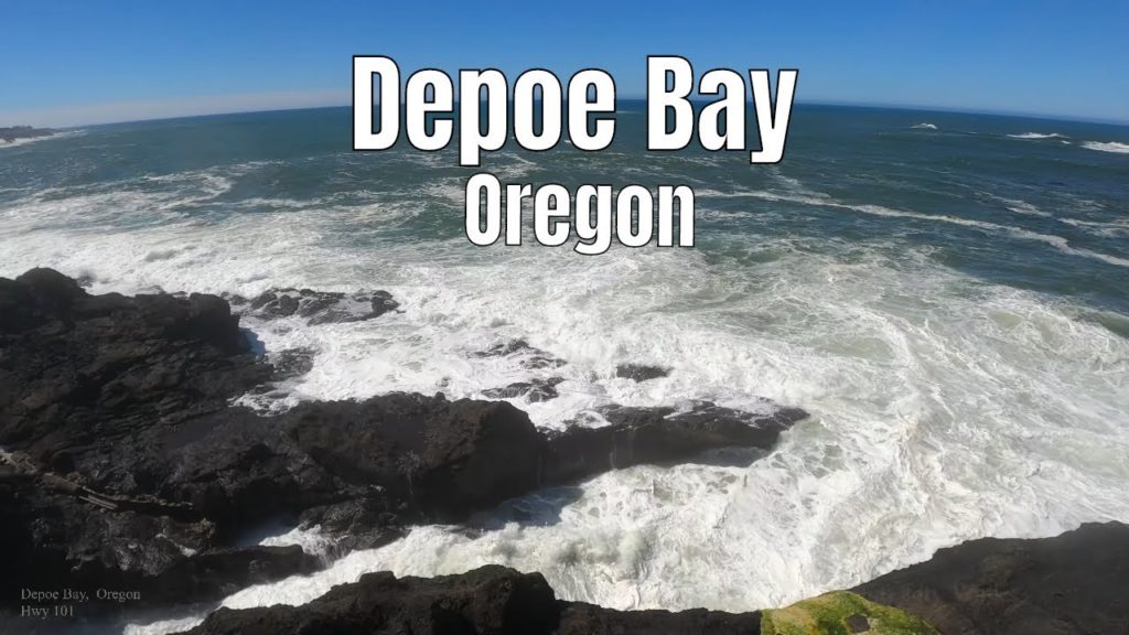 Depoe Bay, Oregon 4K 60fps Walking Tour Coastal City Travel Highway 101