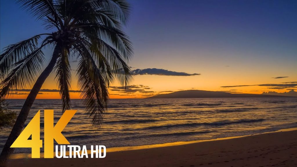 The Beauty of Maui Island in 4K, Hawaii - Part #3 - Short Version with Calming Music