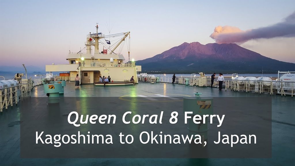 Queen Coral 8 Ferry, Kagoshima to Okinawa, Japan