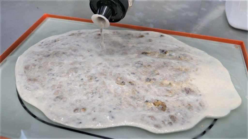 Chinese Traditional Fire Pot Bread with Various Toppings - Korean Street Food