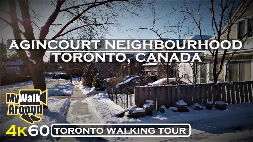 A 4k Toronto video of a walking tour in the Agincourt neighbourhood area (4k video tour) A 4k Toronto video of a walking tour in the Agincourt neighbourhood area (4k video tour)