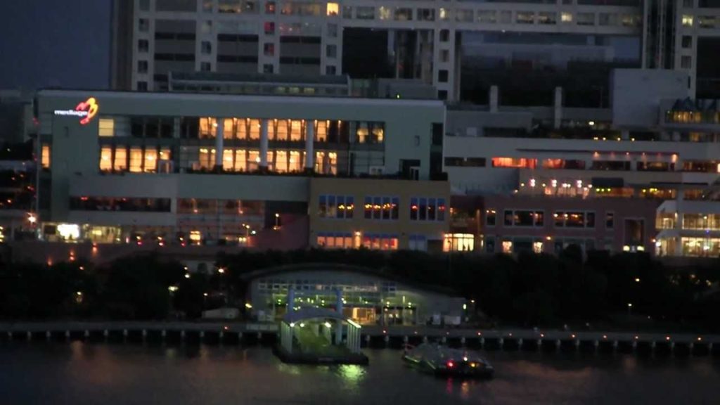Odaiba Tokyo's Futuristic City Waterfront Train From Rainbow Bridge