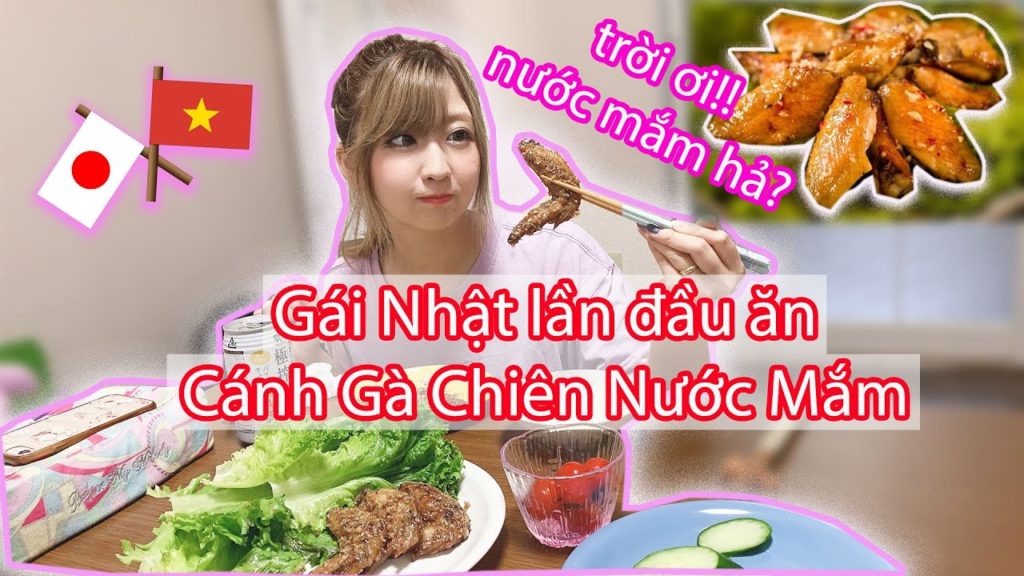 VỢ NHẬT lần đầu ăn Cánh Gà Chiên Nước Mắm | Một ngày của vợ chồng Việt Nhật