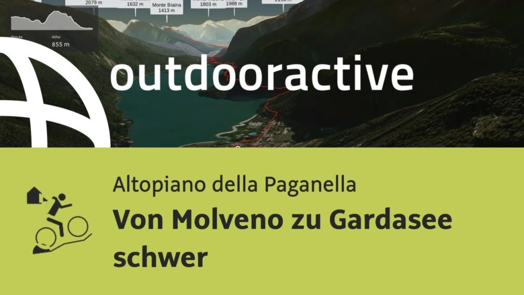 MTB Transalptour in Altopiano della Paganella: Von Molveno zu Gardasee schwer