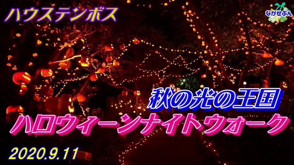 Huis Ten Bosch 🎃 ハロウィーンナイトウォーク 🎃 ハウステンボス 秋の光の王国 2020.9.11