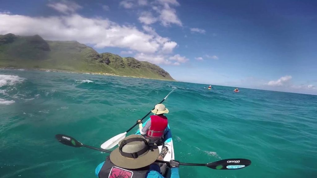 Kayak from Mokuleia to Yokohama Bay....Around Kaena Point! Hua Iki Paddling Club