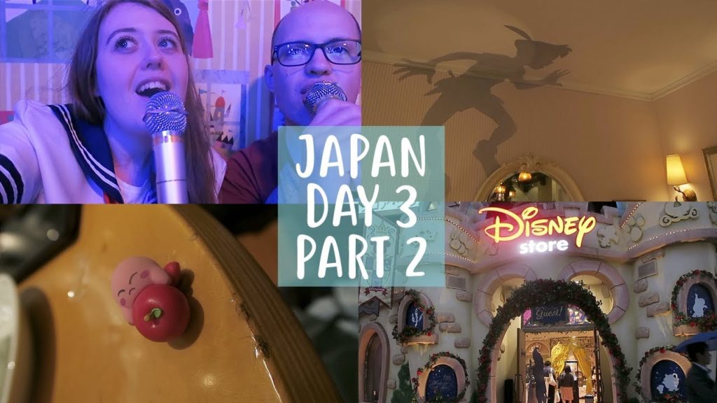Japan Vlog | Day 3 Pt 2 | Disney Shopping, Harajuku, Karaoke and Room Tour!