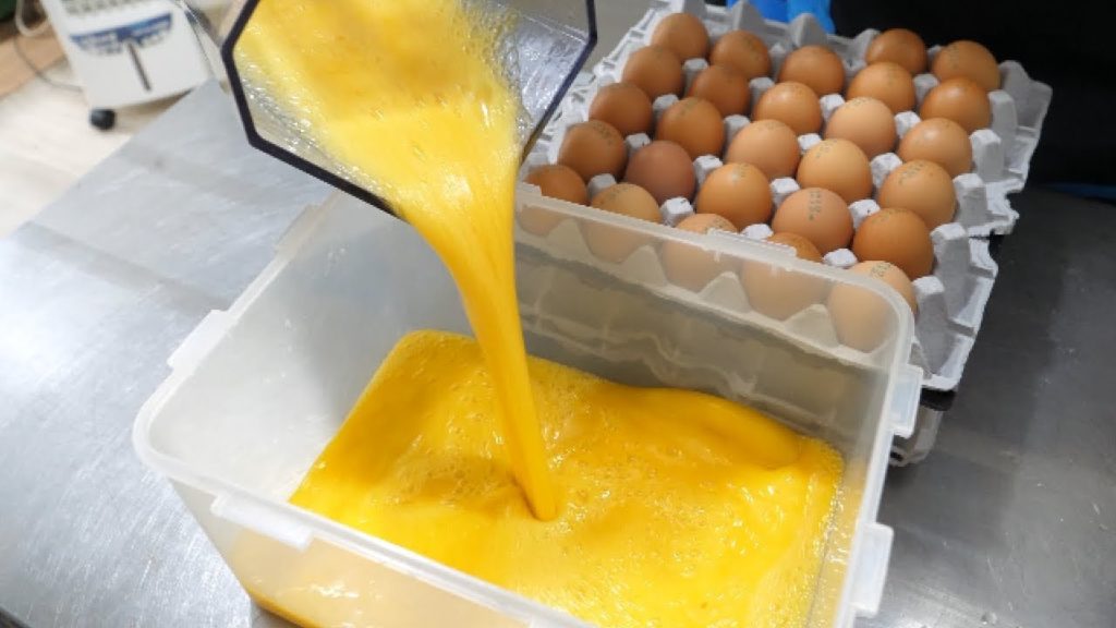 Egg Bomb Scrambled Gimbap, Egg Rice Roll - Korean Street Food